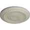 Ekena Millwork Small Alexandria Ceiling Medallion (Canopies up to 4 5/8"), 7 7/8"OD x 3/4"P, Pot of Cream Crackle CM07ALPCC - alternate 3
